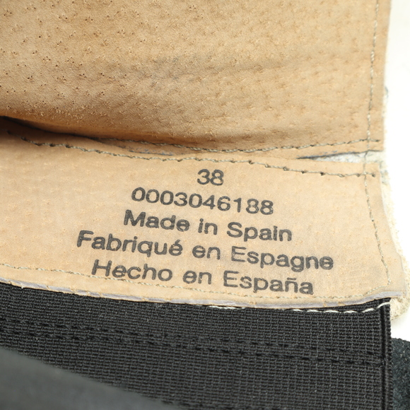 Free People James Chunky Heel Chelsea Leather Boots Women EU 38 White/Black - Picture 13 of 16